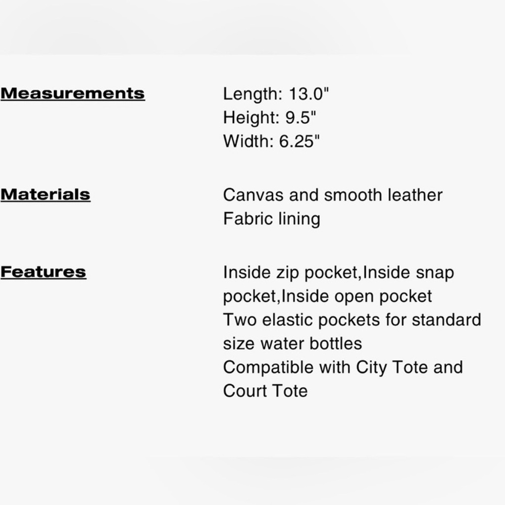 Coach tote insert - Picture 8 of 8